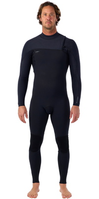 2026 O'Neill Mens HyperFreak Comp 4/3mm Zip Free Wetsuit 4971 - Black